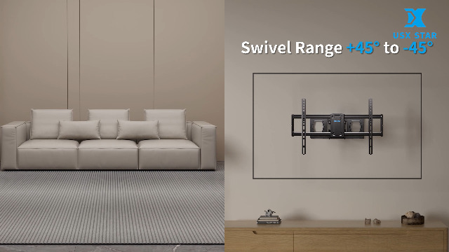 Amazon.com: USX STAR Full Motion TV Wall Mount for 37-85 Inch TVs